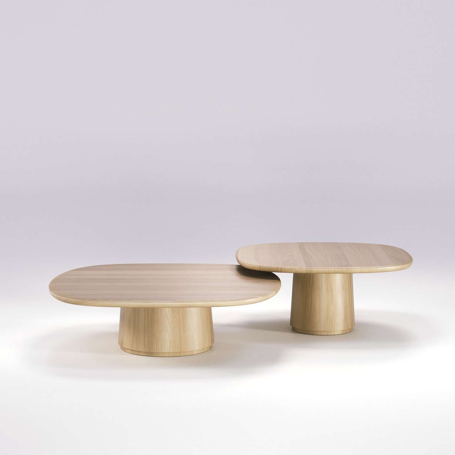 amos-oak coffee table pair